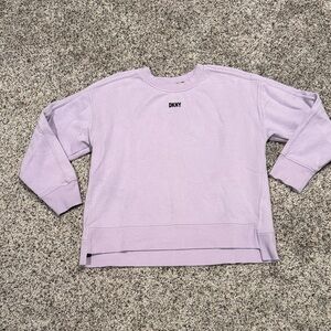 DKNY Women's Light Purple Crew Neck Sweater